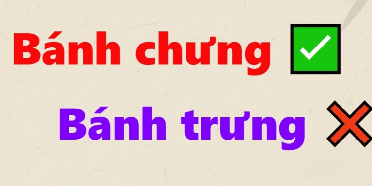 bánh chưng hay bánh trưng