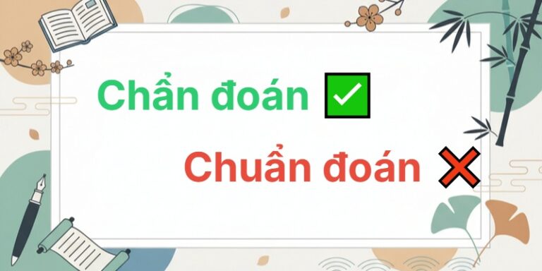 chẩn đoán hay chuẩn đoán