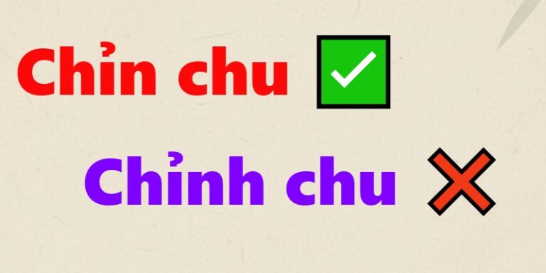 Chỉn chu hay Chỉnh chu