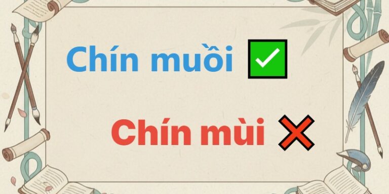 chín mùi hay chín muồi