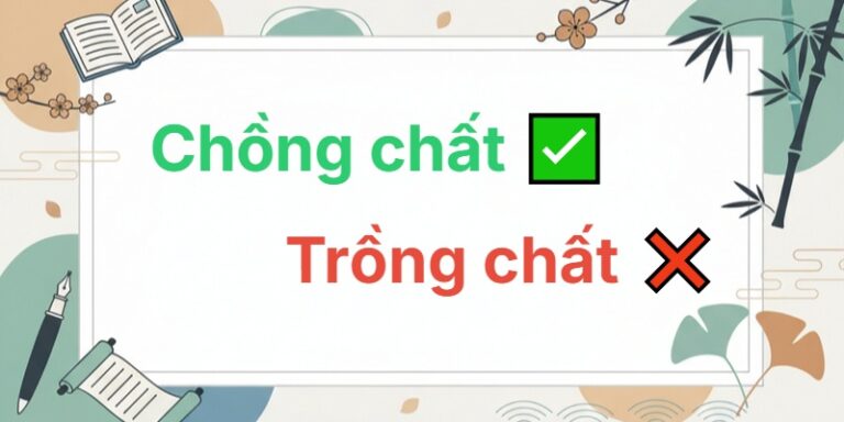 chồng chất hay trồng chất