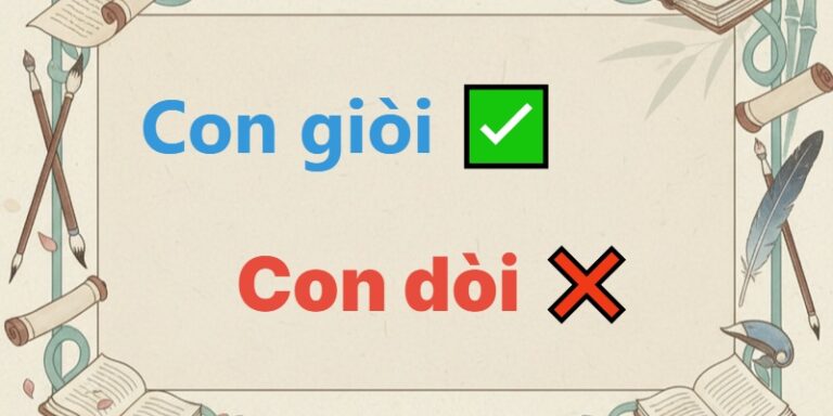 con dòi hay con giòi