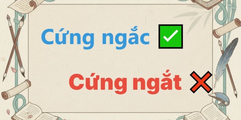 cứng ngắc hay cứng ngắt