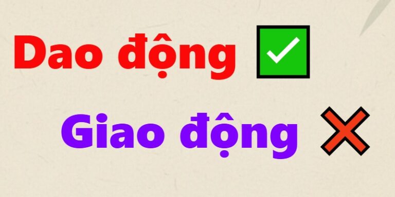 giao động hay dao động