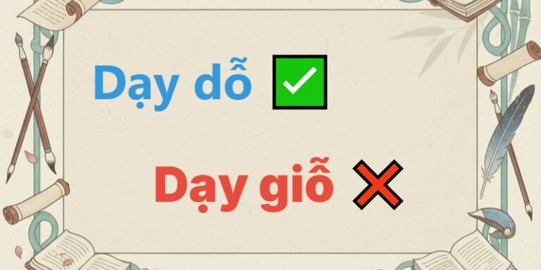 dạy dỗ hay dạy giỗ