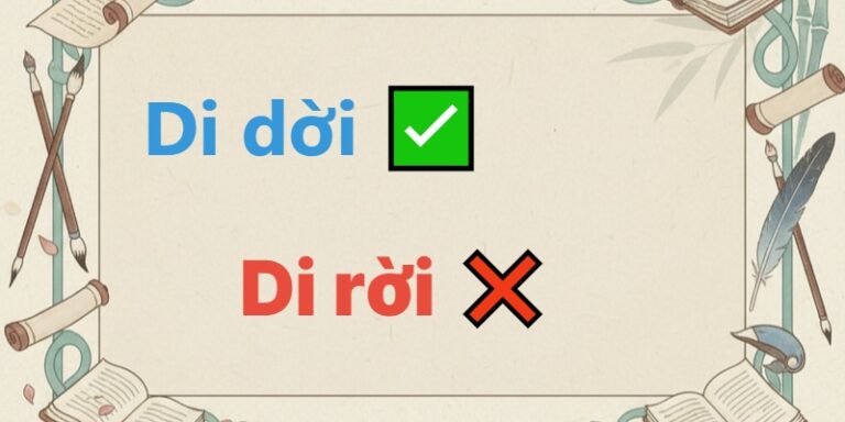 di dời hay di rời