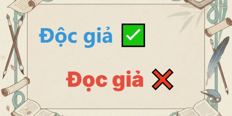 đọc giả hay độc giả
