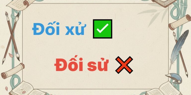 đối xử hay đối sử