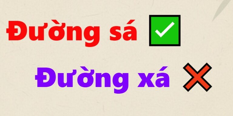 đường xá hay đường sá