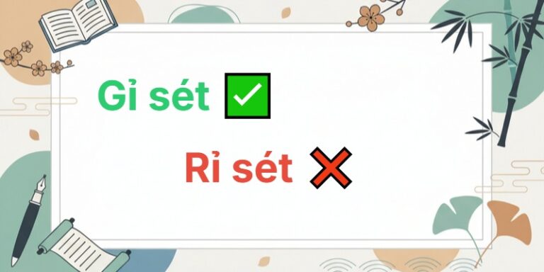 rỉ sét hay gỉ sét