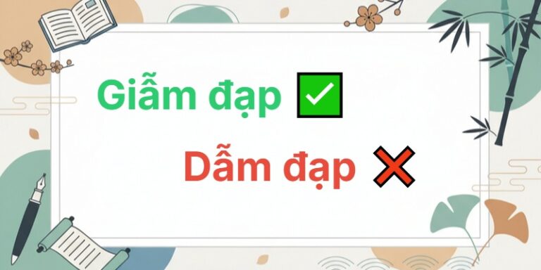 dẫm đạp hay giẫm đạp