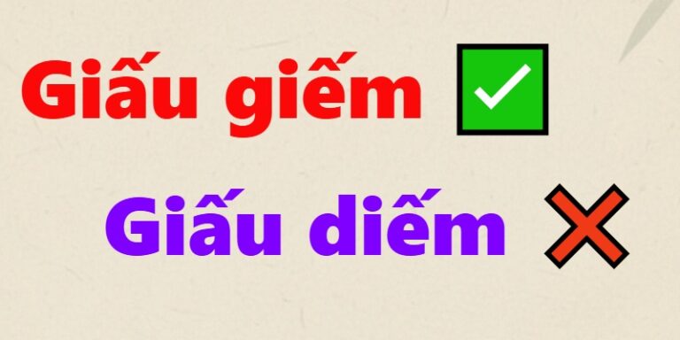 giấu diếm hay giấu giếm