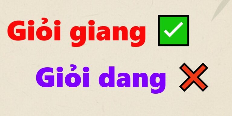 giỏi giang hay giỏi dang