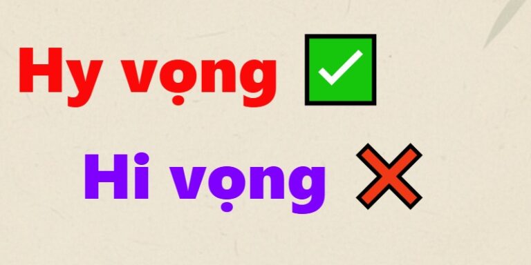 hi vọng hay hy vọng