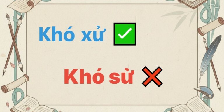 khó sử hay khó xử