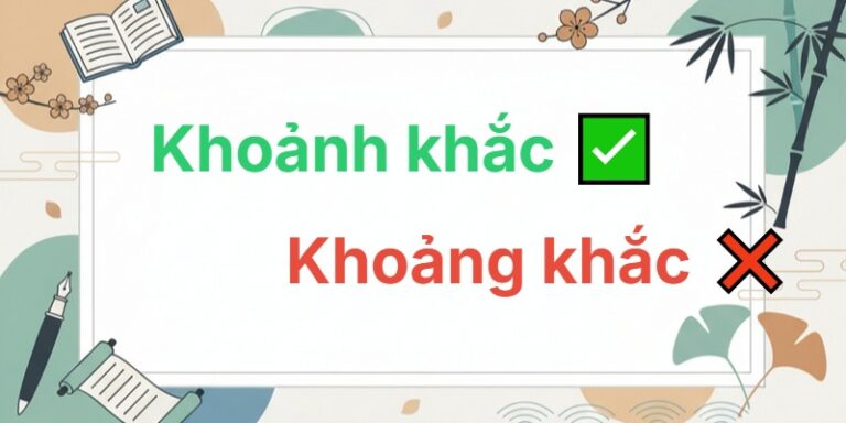 khoảnh khắc hay khoảng khắc