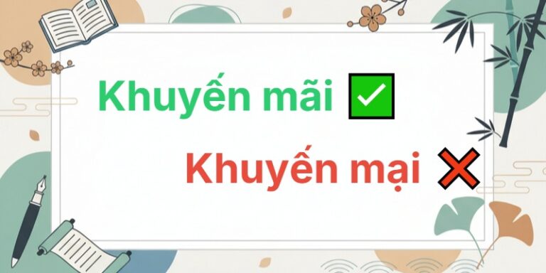 khuyến mại hay khuyến mãi