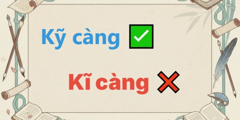 kỹ càng hay kĩ càng
