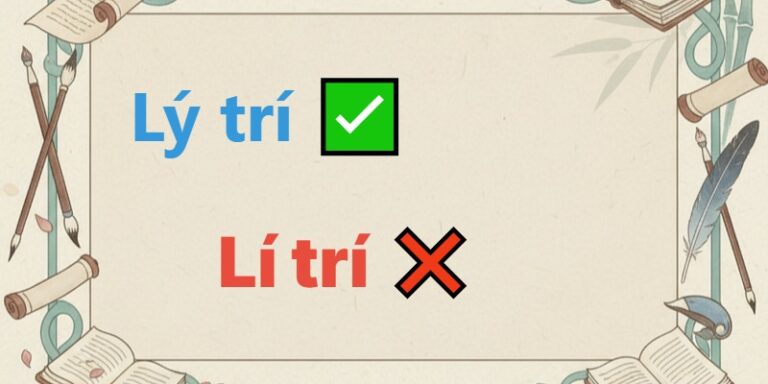 lý trí hay lí trí