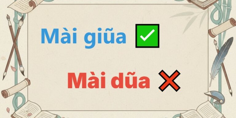 mài dũa hay mài giũa