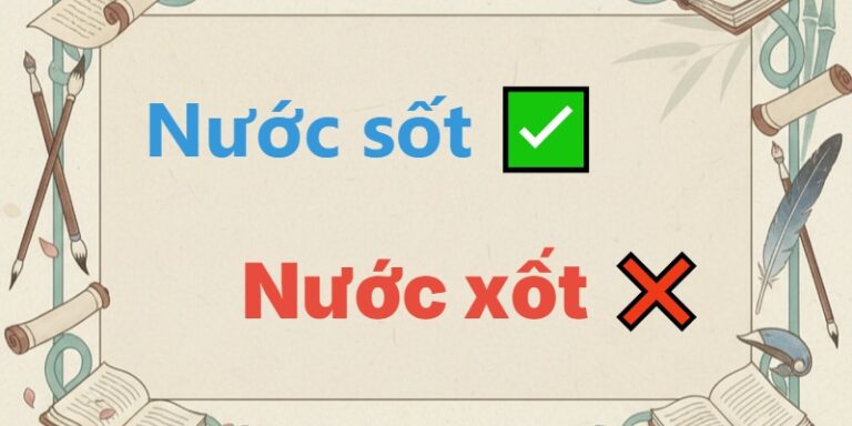 nước xốt hay nước sốt