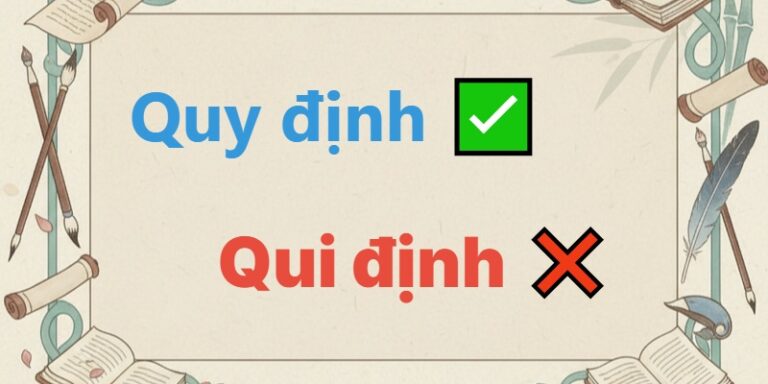 qui định hay quy định