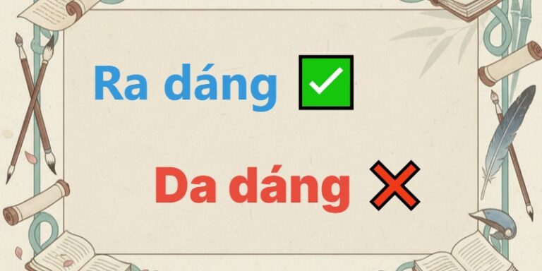 ra dáng hay da dáng