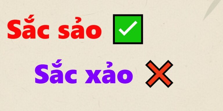 sắc sảo hay sắc xảo