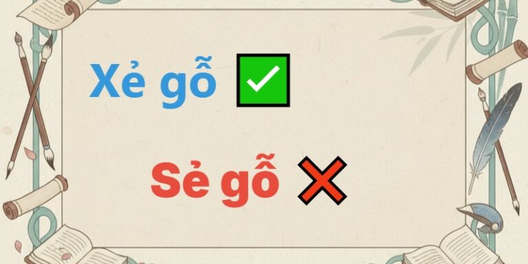 sẻ gỗ hay xẻ gỗ