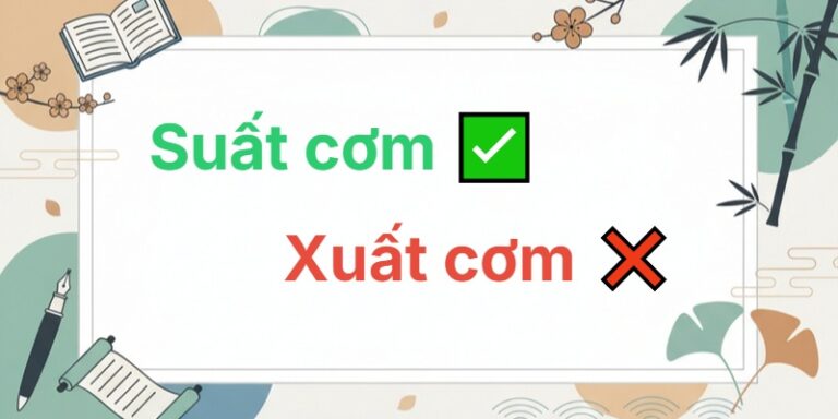 xuất cơm hay suất cơm