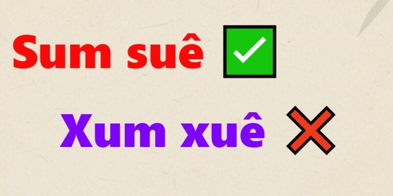 xum xuê hay sum suê