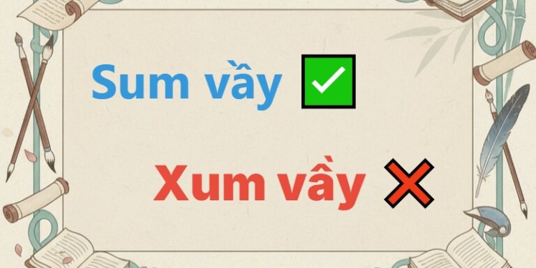 sum vầy hay xum vầy