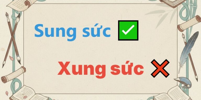 sung sức hay xung sức