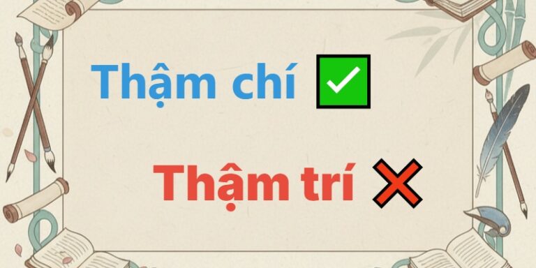 thậm trí hay thậm chí