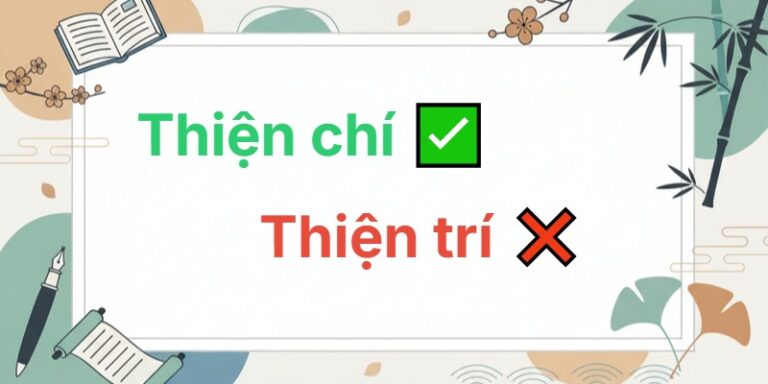 thiện chí hay thiện trí