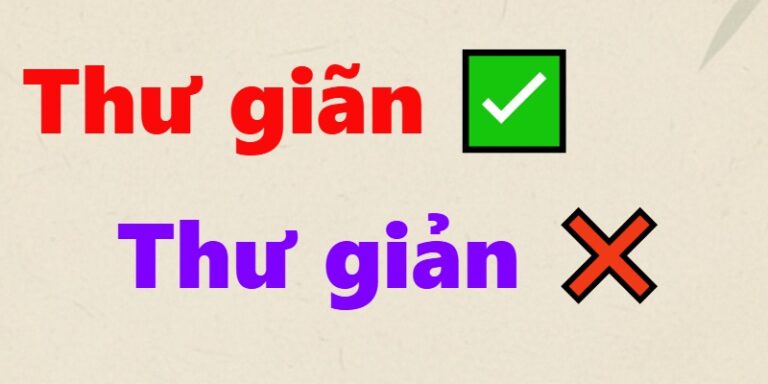 thư giãn hay thư giản