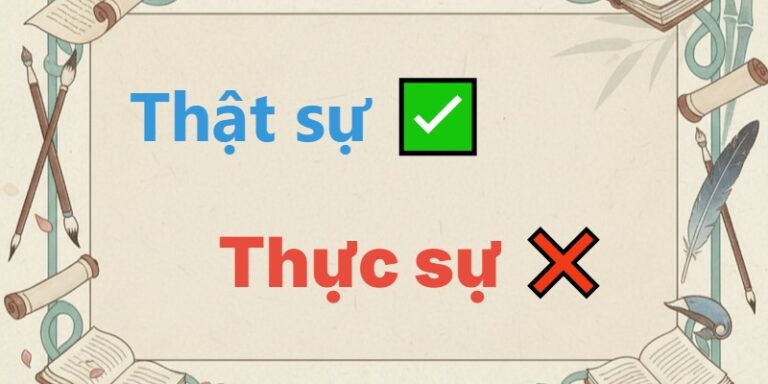 thực sự hay thật sự