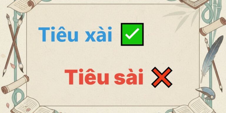 tiêu sài hay tiêu xài