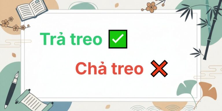 trả treo hay chả treo