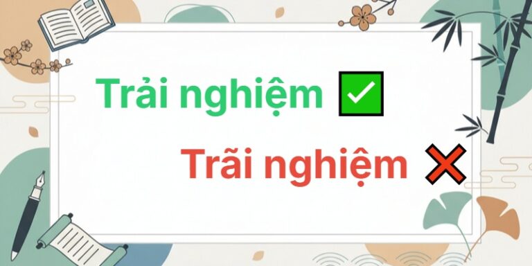 trãi nghiệm hay trải nghiệm