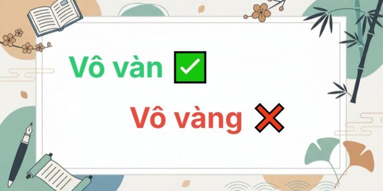 vô vàn hay vô vàng