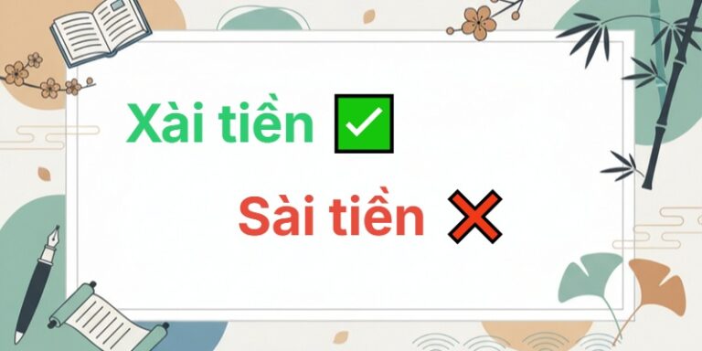 sài tiền hay xài tiền