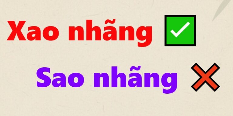 xao nhãng hay sao nhãng
