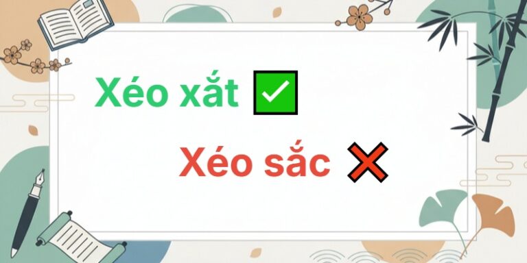 xéo xắt hay xéo sắc