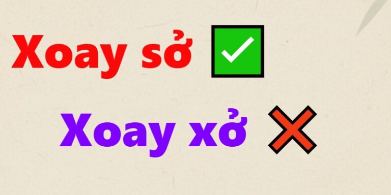 xoay sở hay xoay xở