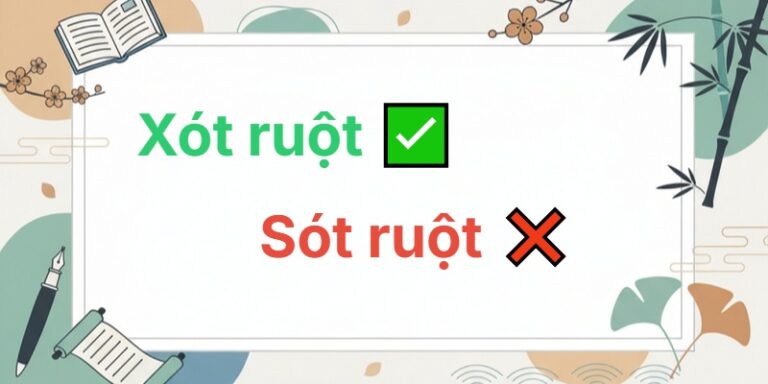 xót ruột hay sót ruột