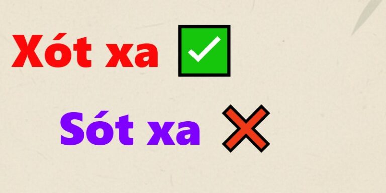 xót xa hay sót xa
