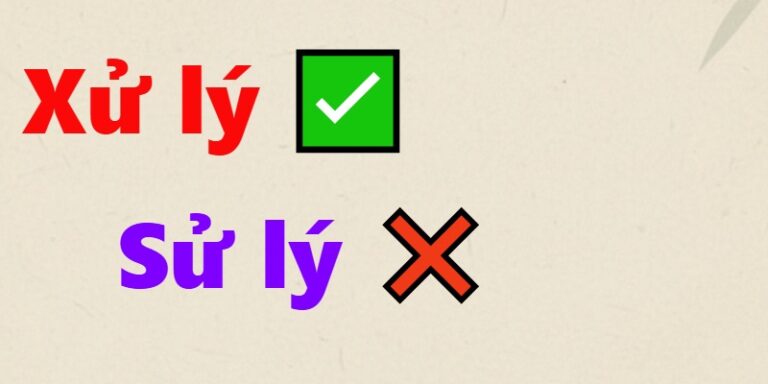 xử lý hay sử lý